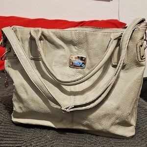 Jimmy Choo Cream Handbag Shoulder Bag